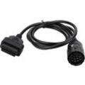 Trade-Shop OBD2 Adapter Kabel für bmw 10 Pin kompatibel mit bmw R28 (R850 r, r 1150 r, Rockster), 259C (r 850 c, r 1200 c, Montauk, Independent)