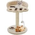 Katzen-Kratzbaum,Katzenbaum,Kratzbrett Stabil,Katzenhaus Sisal 40 cm Beige und Braun VMEC485514