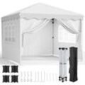 Liferun - Pavillon 3x3m,Faltpavillon mit 420D Oxford,Faltbar Gartenzelt Wasserdicht Stabil,Partyzelt Höhenverstellbar,Falt Pavillon Zelt mit 4