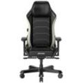 DXRacer Master Serie GC/XLMF23LTD/NW Gaming-Stuhl - Plus / XL - Mikrofaser Leder - schwarz/weiß