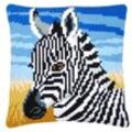 Kreuzstichkissen "Kleines Zebra"