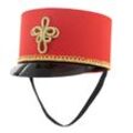 buttinette Funkenhut "Uniform", rot/gold