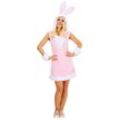 buttinette Kleid "Hase", rosa/weiß