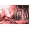 ARCHITECTS PAPER Fototapete "Atelier 47 Forest Painting 1" Tapeten Vlies, Wand, Schräge, Decke Gr. B/L: 4 m x 2,7 m, rosa (creme, hellrosa, pink)