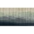 Fototapete LIVING WALLS "Walls by Patel Mountains 1", beige (beige, blau), B:5m L:2,7m, Vlies, Tapeten, Vlies, Wand, Schräge