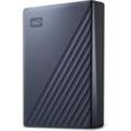 WESTERN DIGITAL externe HDD-Festplatte "WD My Passport Ultra", Festplatten, blau, 4TB