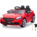 Elektro-Kinderauto JAMARA "Ride-on Mercedes-Benz SLC" Elektro-Kinderfahrzeuge rot Kinder inkl. Akku und Ladegerät