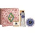 L’Occitane Pflege Shea Körperpflege-Set Xmas 2024 Handcreme 150 ml + Ultra Rich Körpercreme 200 ml + Milchseife Extra Rich 100 g