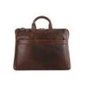 X-Zone Notebooktasche Damen Leder, cognac