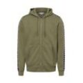 Lacoste Sweatjacke Herren Baumwolle gemustert, khaki