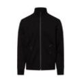 BOSS Green Sweatjacke Herren Baumwolle, schwarz