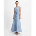 Swing Kleid Damen, hellblau