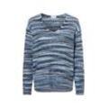 s.Oliver Strickpullover Damen gestreift, blau