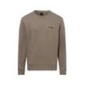 BOSS Green Sweatshirt Herren Baumwolle, taupe