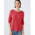 Oui Pullover Damen Baumwolle, pink