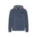 Camp David Kapuzenpullover Herren Baumwolle, blau