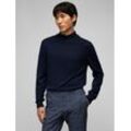 Daniel Hechter Rollkragenpullover Herren Modal, blau