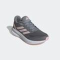 Laufschuh ADIDAS PERFORMANCE "RUNFALCON 5" Gr. 37, grau three, sandy pink, cloud weiß, Textil, Synthetik, Schuhe