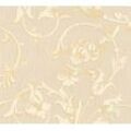 ARCHITECTS PAPER Textiltapete "Tessuto" Blumen-Tapete Floral Tapeten Wohnzimmer Schlafzimmer Küche Flur Design,, creme gold beige, B/L: 0,53 m x 10,05 m, Rollen: