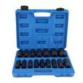 16-teiliges 1/2-Zoll-Antriebsluft-Sechskant-Bit-Steckschlüssel-Set, Reparatur-Werkzeug-Set, 10–32 mm - Eosnow