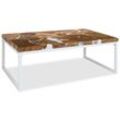 Couchtisch Teak Harz 110x60x40 cm vidaXL