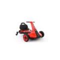 ES-Toys Kinder Elektro-Fahrzeug Drift Cart Gokart, Bluetooth Rückwärtsgang Hupe rot