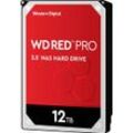 WESTERN DIGITAL HDD-NAS-Festplatte "Red Pro 12 TB" Festplatten Gr. 12 TB, rot