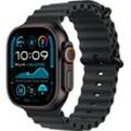 Smartwatch APPLE "Watch Ultra 2 (2024) GPS + Cellular", schwarz, Smartwatches, 49mm, Cellular, One-Size, Ocean