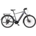 E-Bike TELEFUNKEN "SUV710" Gr. 50, grau, E-Bikes, 50cm, 27,5 Zoll (69,85cm), Pedelec, Elektrofahrrad für Herren u. Damen, Trekkingrad