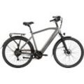 E-Bike ADORE "CV-190" Gr. 53, grau (anthrazit matt), E-Bikes, 53cm, 28 Zoll (71,12cm), Pedelec, Elektrofahrrad für Damen u. Herren