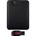 WD externe HDD-Festplatte "Elements Portable", schwarz, 5 TB, Festplatten