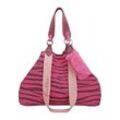 Henkeltasche FRITZI AUS PREUSSEN "Izzy", Damen, Gr. B/H/T: 16cm x 36cm x 50cm, rosa (rosa, pink), Baumwolle, Taschen, aus veganen Materialien