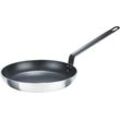 Bratpfanne GSW "Gastro Lyoner Alu", silber, H:4,5cm Ø:28cm, Pfannen, Gastro-Qualität, Teflon Select Antihaft-Versiegelung, Induktion