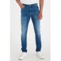 Skinny-fit-Jeans BLEND "Echo Multiflex" Gr. 31, Länge 34, blau (mid, blau) Herren Jeans