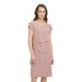 Jerseykleid BETTY BARCLAY "Betty Barclay Jerseykleid mit Stufen", Damen, Gr. 48, Normalgrößen, rosa (rose, cream), Obermaterial: 94% Polyester, 6% Elasthan. Futter: 100% Polyester., casual, figurumspielend kurz, Halbarm, Kleider, Form