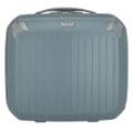 Beautycase TRAVELITE "ELVAA" Gr. B/H/T: 36cm x 31cm x 19cm, blau (blaugrau) Taschen Kosmetikkoffer Trolley-Aufsteckfunktion, passend dazu Koffer ELVAA