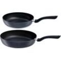 Pfannen-Set FISSLER "Cenit", schwarz, Ø:28cm, Pfannen