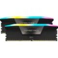 CORSAIR PC-Arbeitsspeicher "VENGEANCE RGB DDR5 Memory", RGB, Arbeitsspeicher, schwarz, 2 x 16 GB