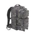 Rucksack BRANDIT "Brandit Accessoires US Cooper Backpack Large", grau (grau camo), Polyester, Rucksäcke