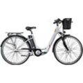 E-Bike ZÜNDAPP "Z510" E-Bikes Gr. 48cm, 28 Zoll (71,12cm), weiß (orange, weiß) Pedelec, Elektrofahrrad für Damen u. Herren