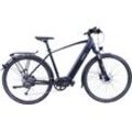 E-Bike HAWK BIKES "eTrekking Integrated Gent STEPS" Gr. 50, schwarz, E-Bikes, 50cm, 28 Zoll (71,12cm), Pedelec, Elektrofahrrad für Damen u. Herren