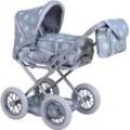 Kombi-Puppenwagen KNORRTOYS "Ruby - Royal Grey" Puppenwagen grau (royal grau) Kinder mit Wickeltasche