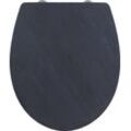 WC-Sitz CORNAT, grau (anthrazit), B:38,3cm L:45,5cm, Duroplast, WC-Sitze