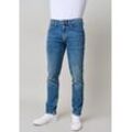 Slim-fit-Jeans BLEND "Jet" Gr. 34, Länge 34, blau (mid, blau) Herren Jeans