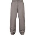 Stoffhose URBAN CLASSICS "Urban Classics Herren Classic Workwear Pants" Gr. 40, Normalgrößen, grau (asphalt), Herren, 65% Baumwolle, 35% Polyester, unifarben, Hosen