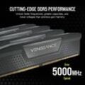 CORSAIR Arbeitsspeicher "VENGEANCE DDR5 6400MT/s 32GB (2x16GB)", schwarz (eh13), 2x16GB, 6400 MHz, Arbeitsspeicher, Intel optimiert