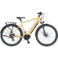 E-Bike PROPHETE "Entdecker 3.4" Gr. 54, beige, E-Bikes, 54cm, 28 Zoll (71,12cm), Pedelec, Elektrofahrrad für Herren