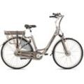 E-Bike VOGUE BIKE "Basic" Gr. 48, grau, E-Bikes, 48cm, 28 Zoll (71,12cm), Pedelec, Elektrofahrrad für Damen u. Herren