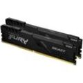 KINGSTON FURY Arbeitsspeicher "Beast", Arbeitsspeicher, schwarz, 32 GB Kit (2x 16 GB), 3600 MHz