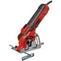 Handkreissäge EINHELL "Mini-Handkreissäge TC-CS 89", rot (rot, schwarz), B:226mm H:140mm L:458mm, Sägemaschinen